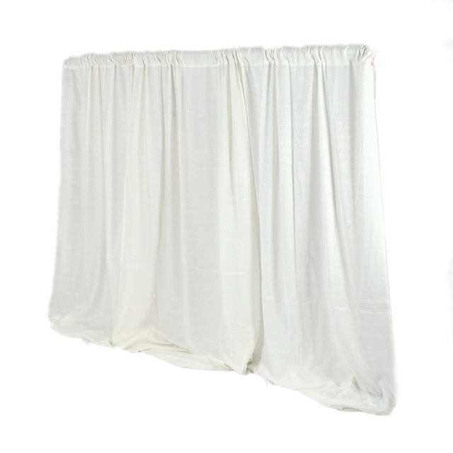 Pipe & Drape -8 ft High IVORY -per linear foot